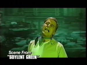 Charlton Heston in "Soylent Green"