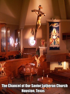 Chancel of Our Savior Lutheran Church, Houston, TX