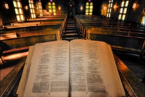 Bible-on-a-pulpit