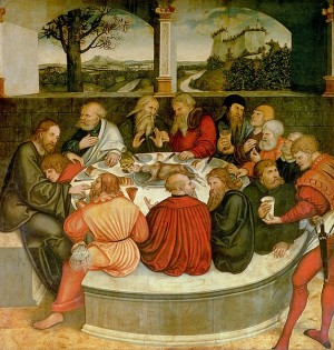 Lucas Cranach-Lord's Supper-Reformationaltar